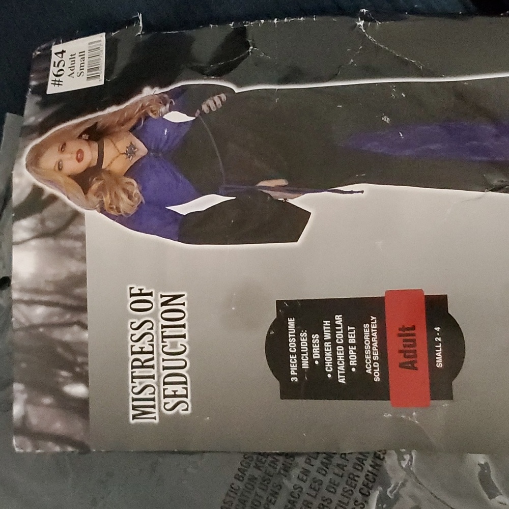 Mistress of seduction Halloween costume, size adult small
